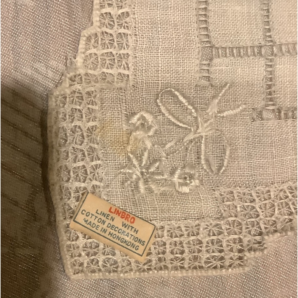 Two Vintage Linen Hankies
